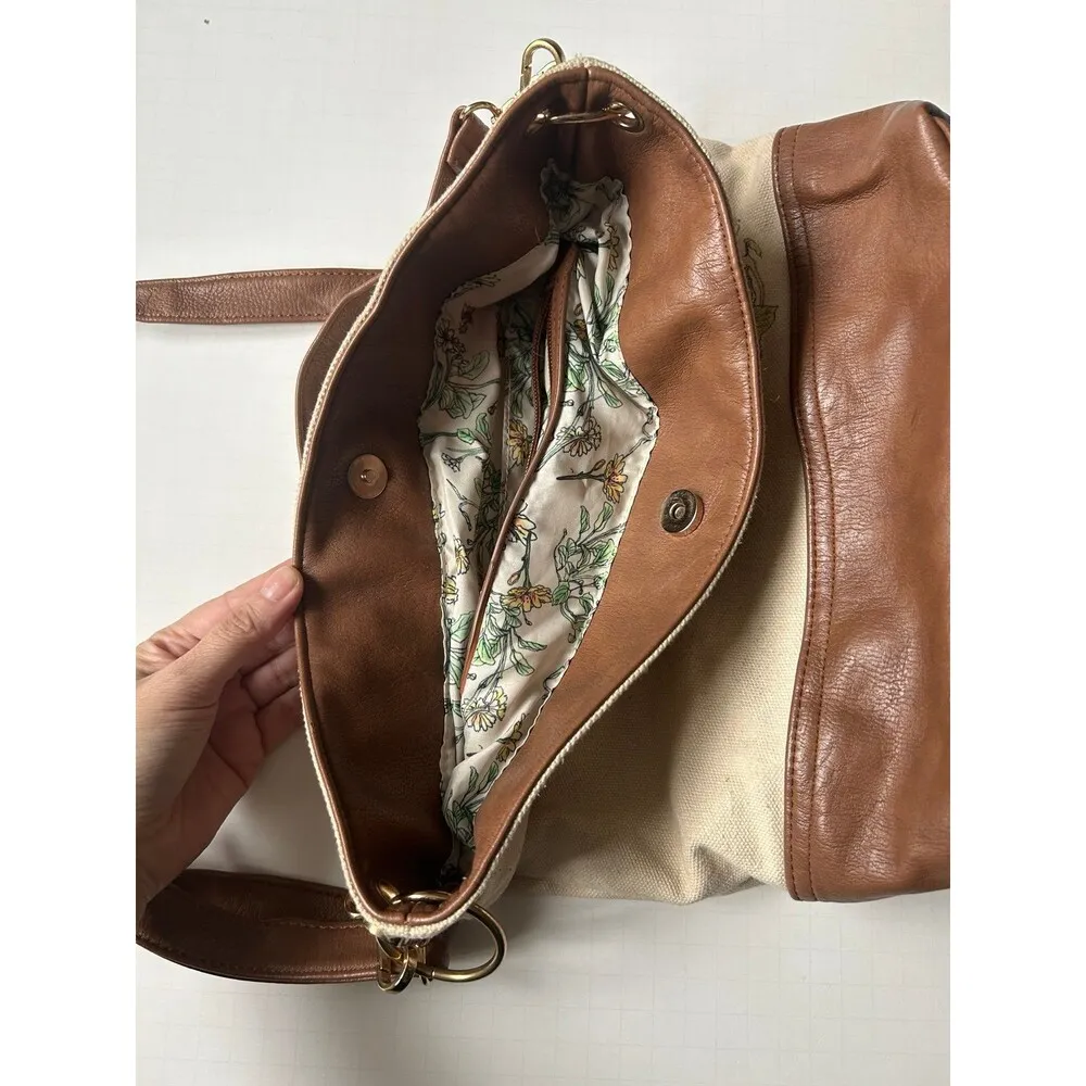 Loungefly Marvel Groot Guardians Of The Galaxy Crossbody Canvas Floral Purse - Image 3