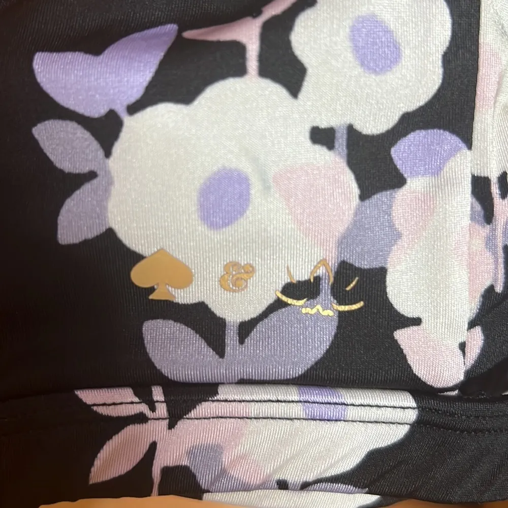 Kate Spade Beyond Yoga Cinched Bow Yoga Sports Bra Floral Garden Size S - Image 5