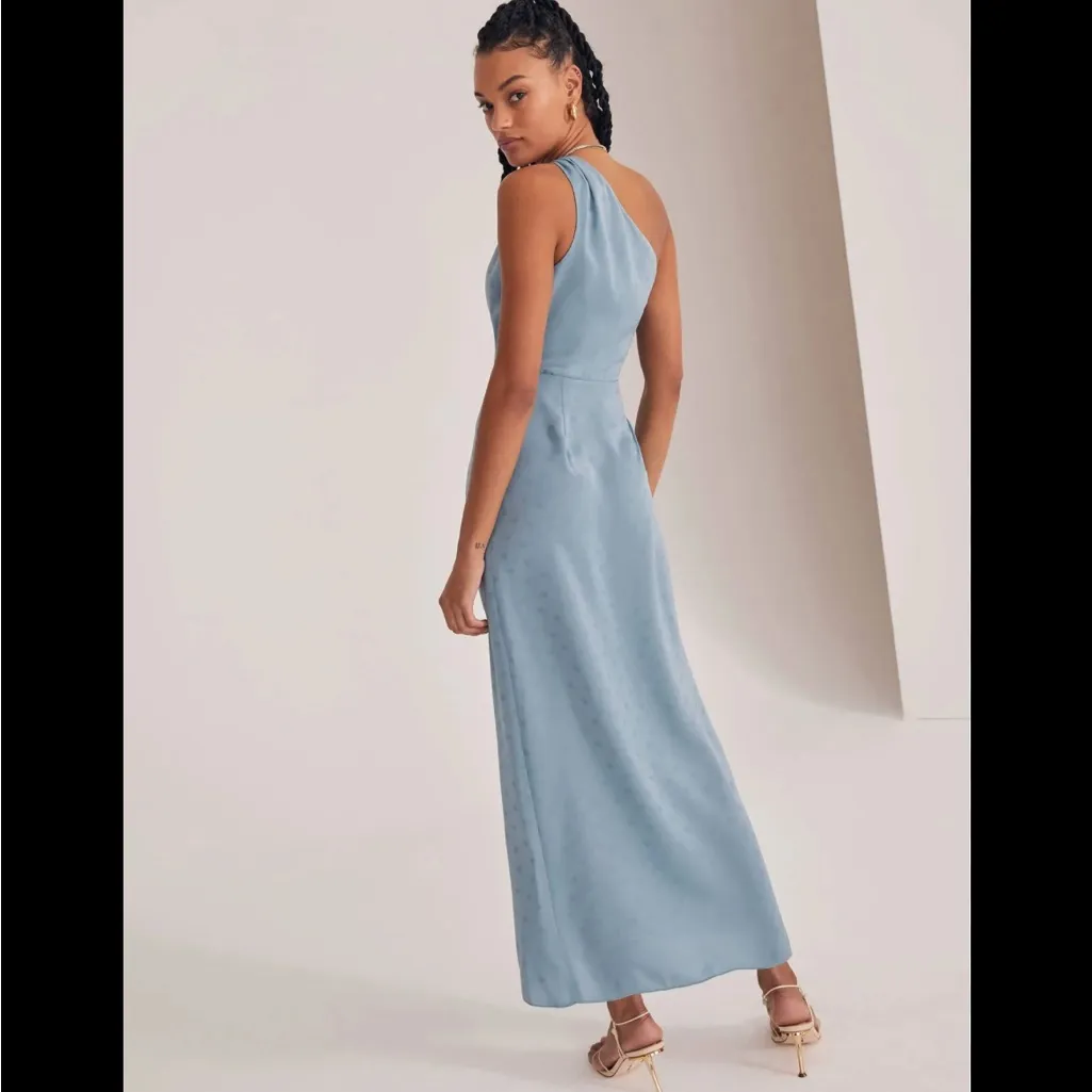 NWT Favorite Daughter The Single Tables Dress SIZE 4 Blue - Image 2