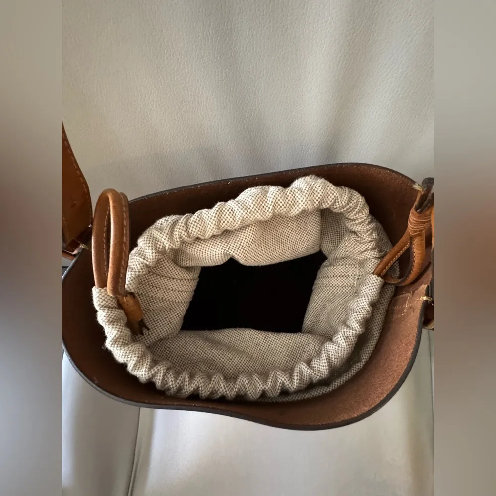 Veronica Beard SOEUR PARIS Women's NEVADA Bucket Shoulder Bag Natural $358 - Image 7