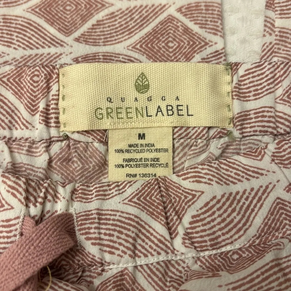 NEW! QUAGGA GREEN LABEL Packable Wide Leg Lounge Pants M (8 - Image 10