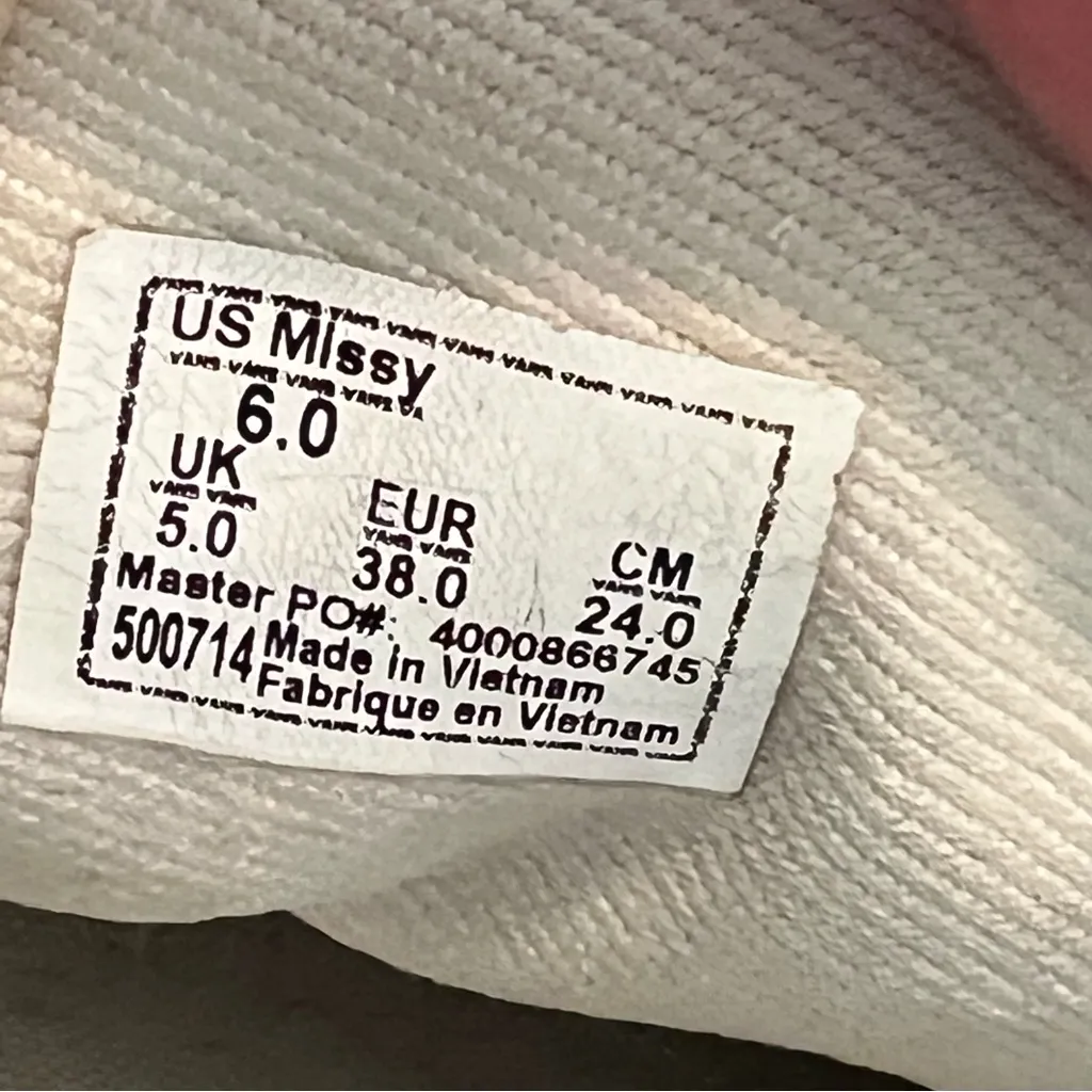 Vans Old Skool Skate Shoes Purple Glitter Lace Up Sneakers Missy 6M Sparkle - Image 8