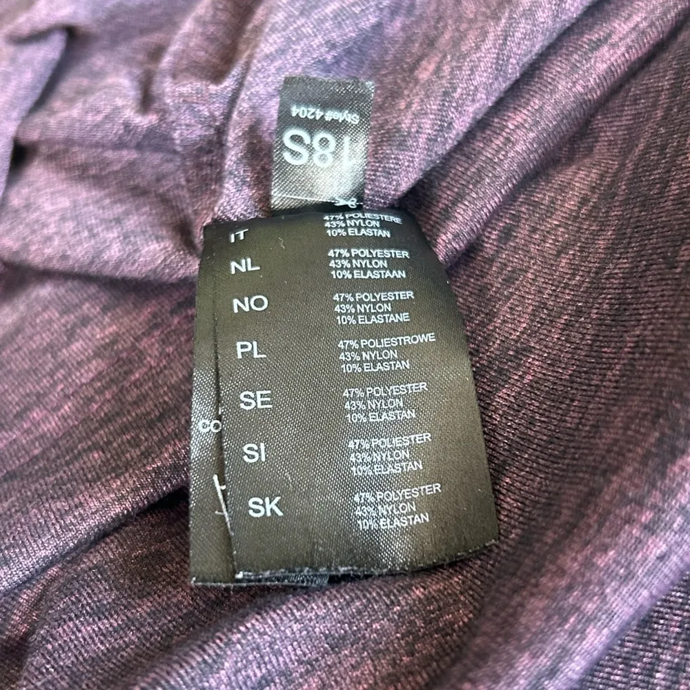 Kuhl size L heathered purple fit and flare empire waist active dress w/ cutout - Image 11