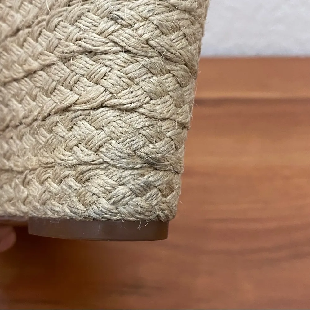 Michael  Giovanna Wedge Luggage Color Brown Leather Sandals Size 8 - Image 15