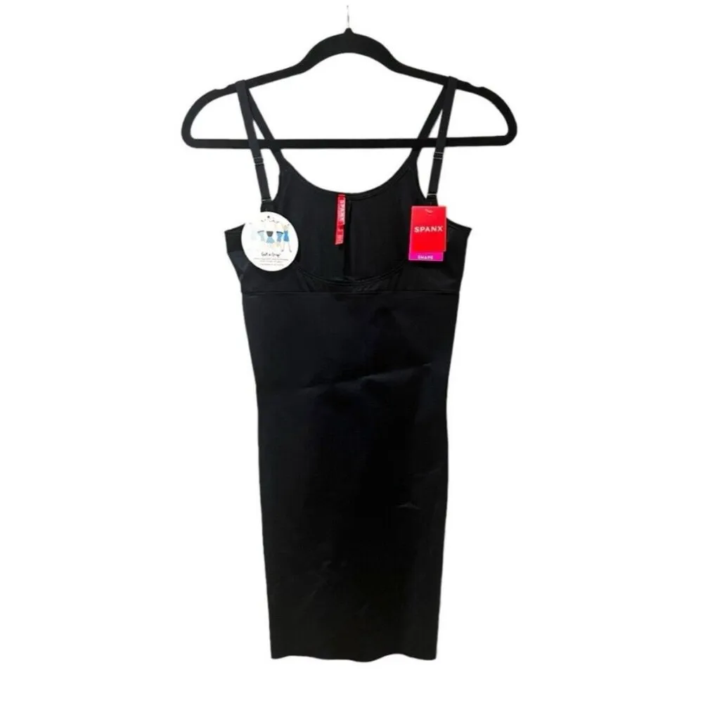 🆕 SPANX Open Bust Full Slip in Black SMALL 10178R - Image 7