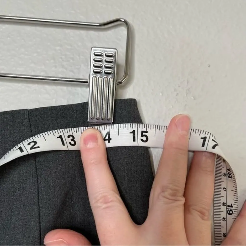 H&M womens 10 charcoal gray business pencil skirt office siren career wear size - Image 8