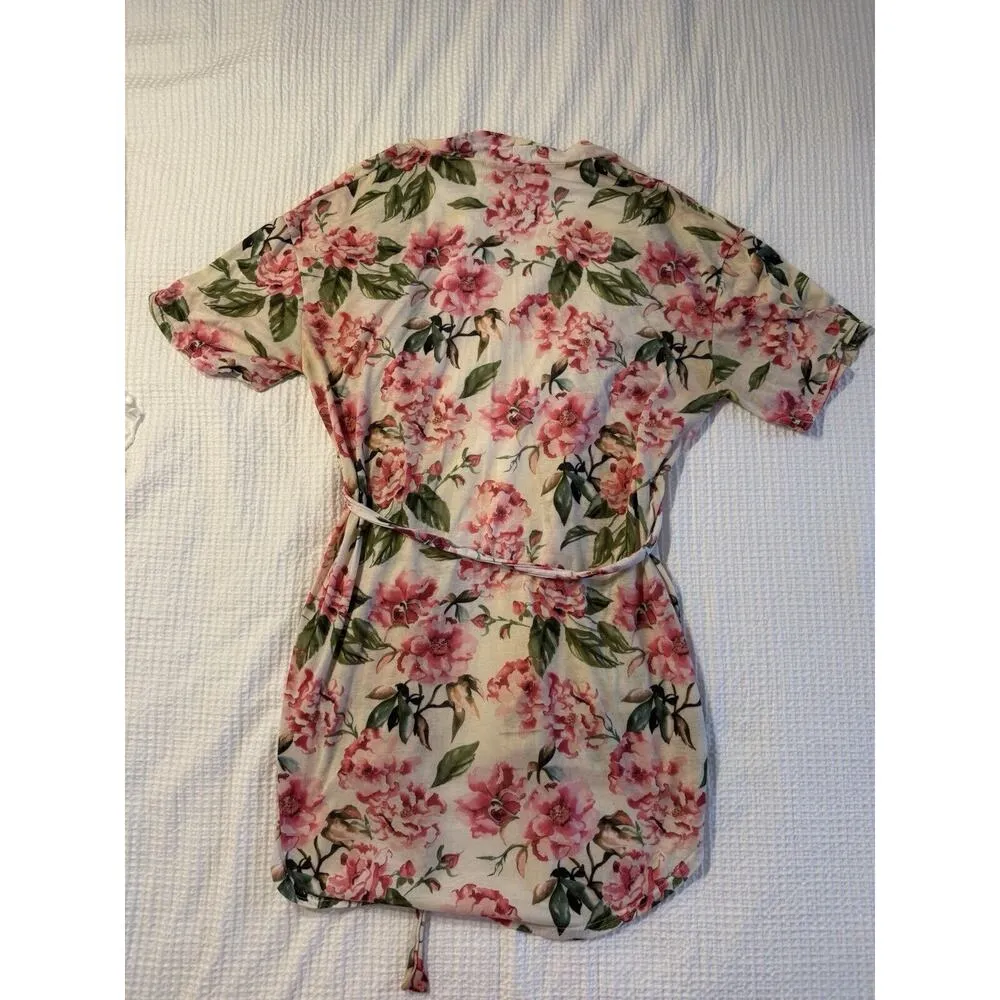 Show Me Your Mumu One Size Short Brie Garden of Blooms Floral Kimono Robe - Image 5