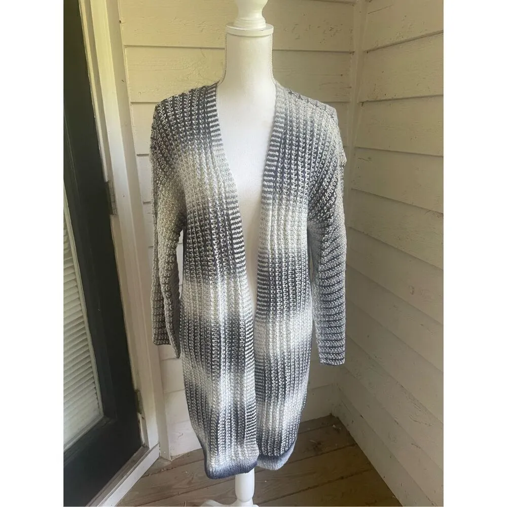 NWT Knox Rose Long Sleeve Striped Cardigan Blue Size M - Image 8