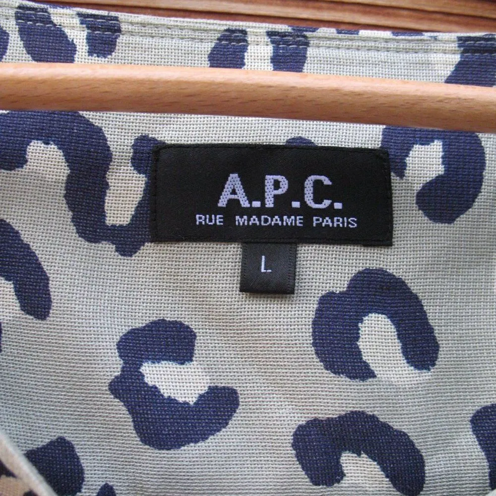 A.P.C. Silk Dress Green Size L - Image 9