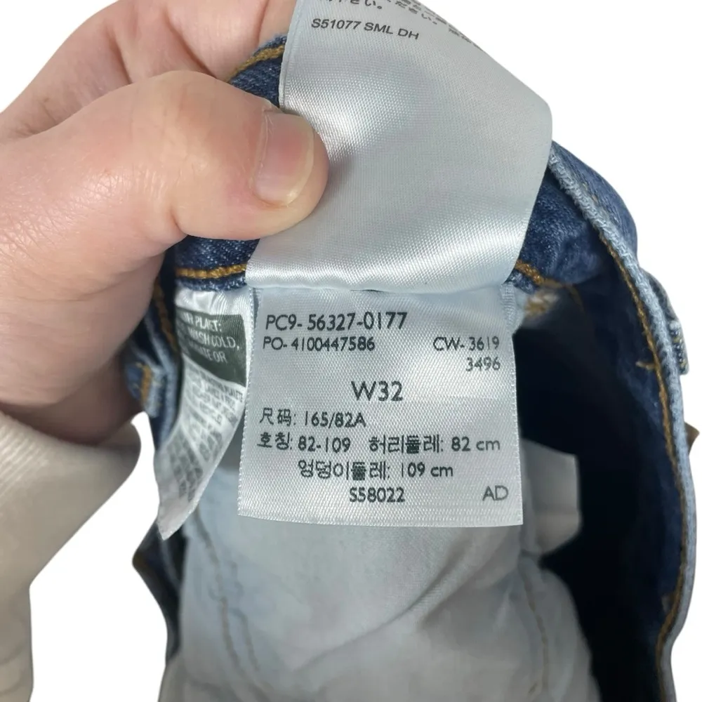 Levi’s 501 Women’s High Rise Cutoff Denim Shorts in Blue Size 32 - Image 7