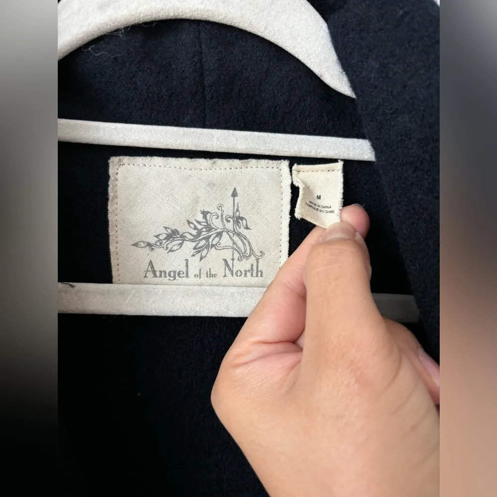 Anthropologie Angel of the North Wool cardigan Size Medium - Image 5