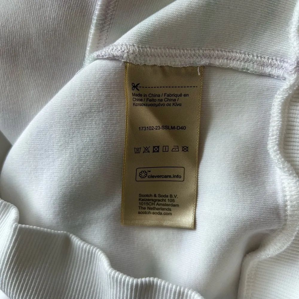 Scotch & Soda Stripped Relaxed-Fit Half Zip Sweater - Image 7