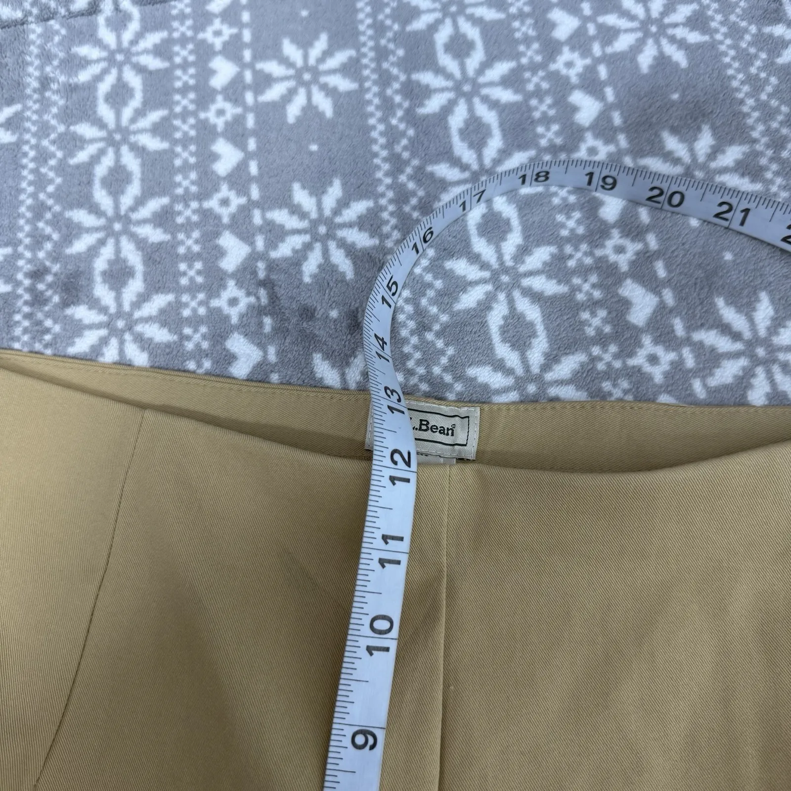 L.L. Bean Women's Casual Pants In Tan Size 20 Regular Career Wear Workwear Brown - Image 8