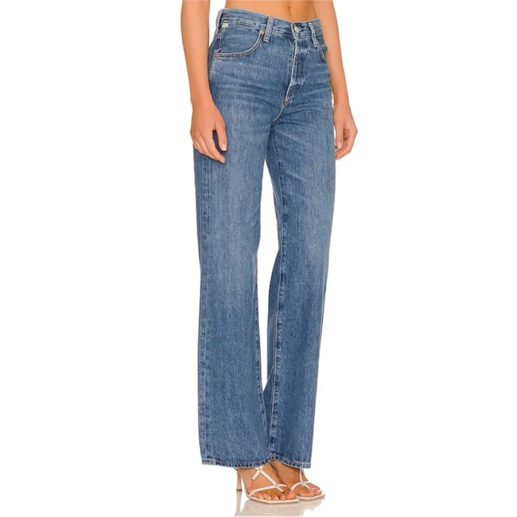 NEW Citizens of Humanity Annina Trouser Jeans in Pinnacle Wash Size 30 - Image 2