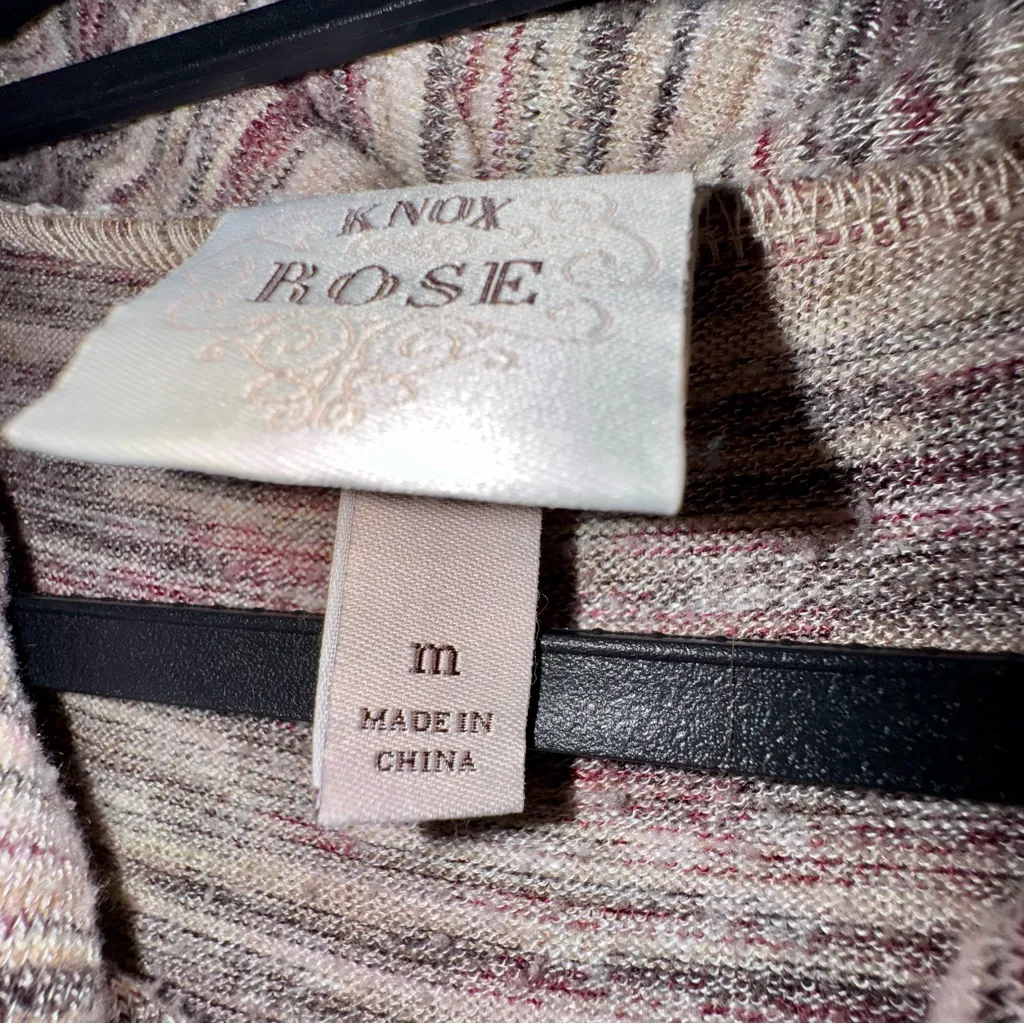 Knox Rose Women’s Cowl Neck Tunic Sweater Heather ~medium - Image 5