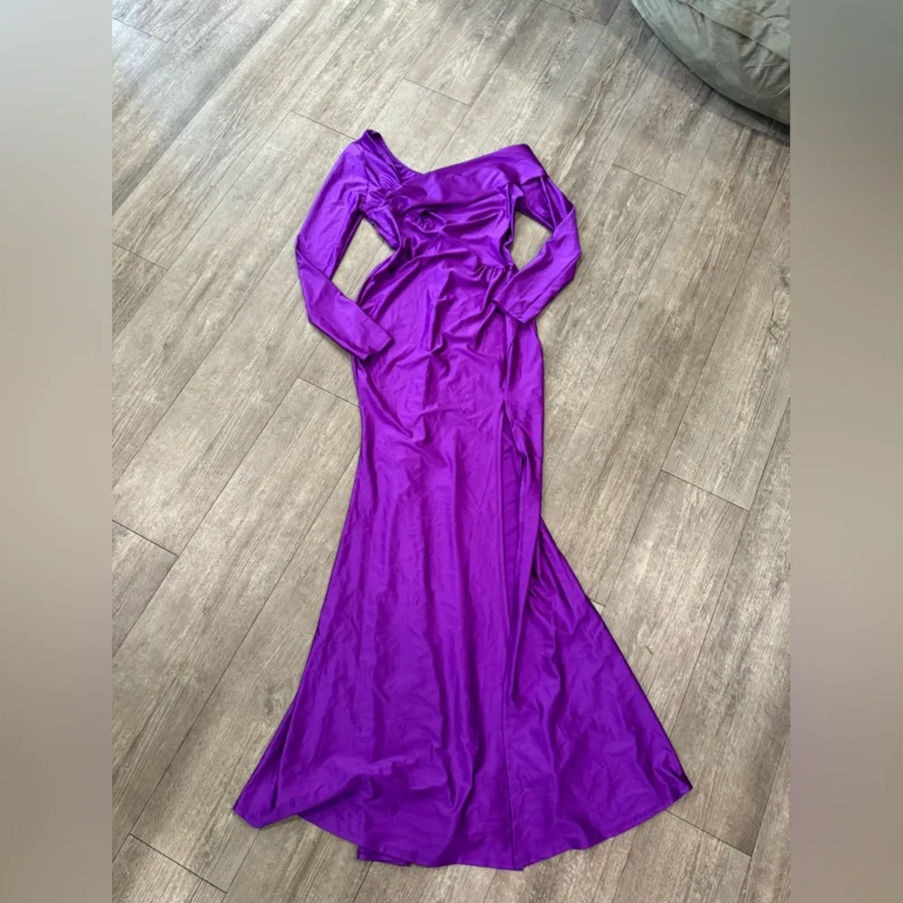 BOUTIQUE purple one shoulder long dress ✨ Size L - Image 5
