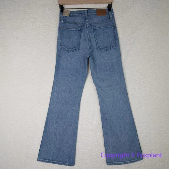 New! Madewell‎ Retro Flare Jeans in Norwich Wash , size 27 - Image 10