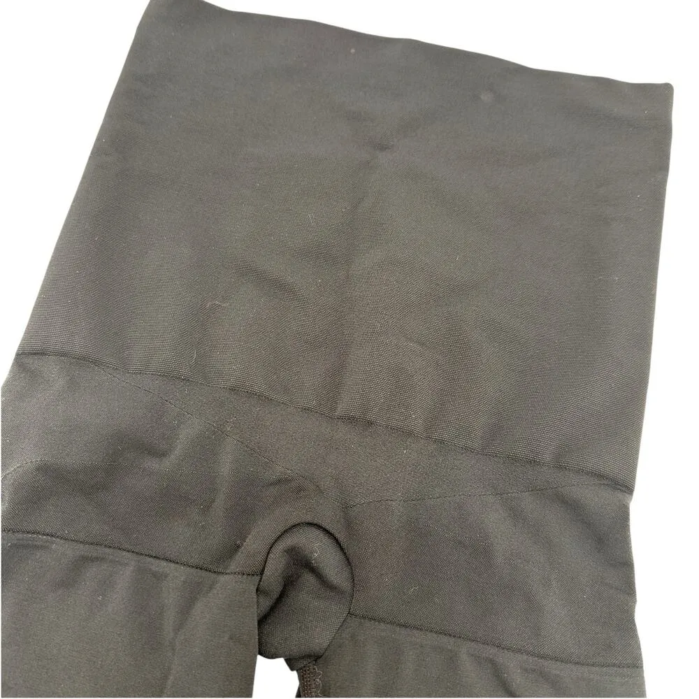 Assets by Spanx Black High Rise Mid Thigh Shaping Bottom Size Large - Image 2