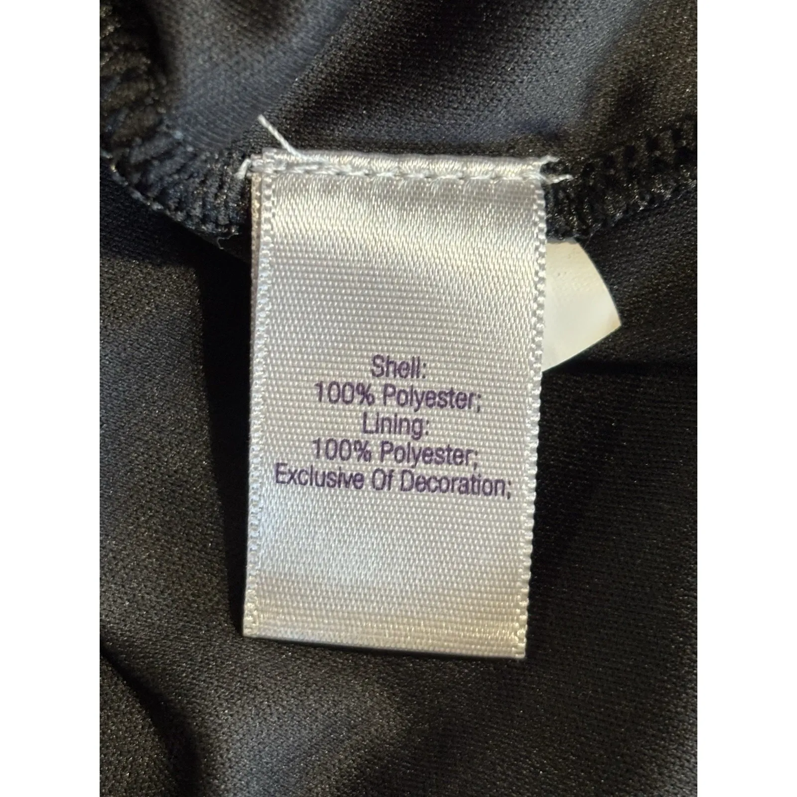 Jennifer Lopez Chiffon Black Keyhole Neck Long Sleeve Blouse Size 1X Lined Flowy - Image 7