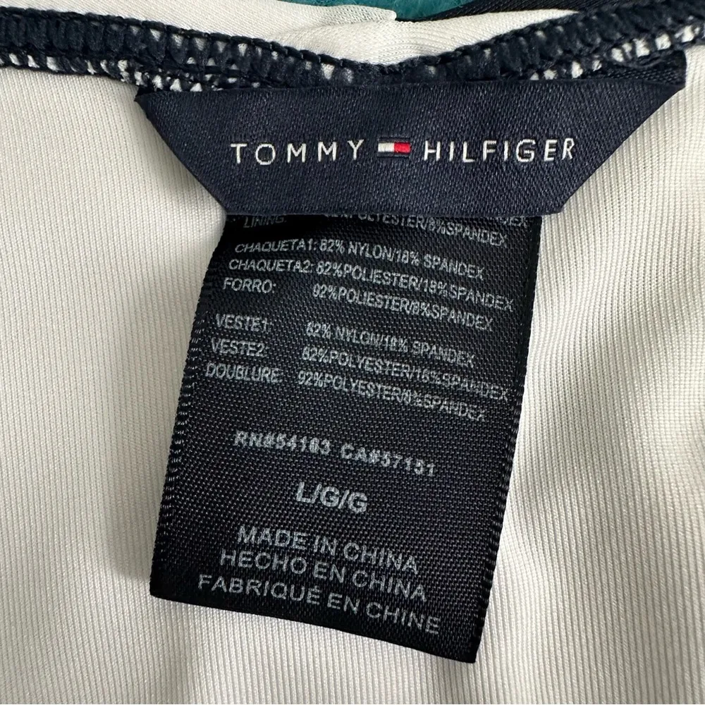 Tommy Hilfiger Women's Color Block V-Cut Bikini Bottom Size L - Image 6