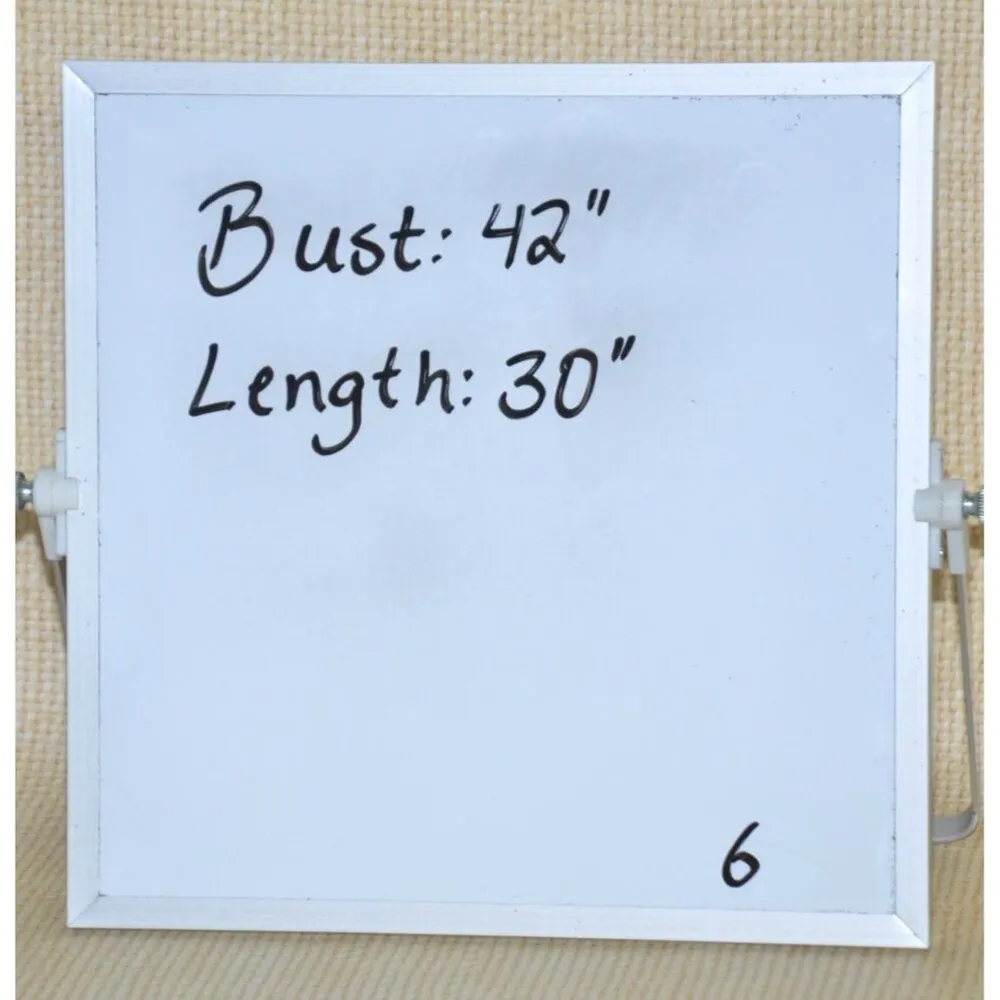 JM Collection Black Print Tunic 3/4 Sleeve V-Neck Blouse Size M Metallic Sequin - Image 11