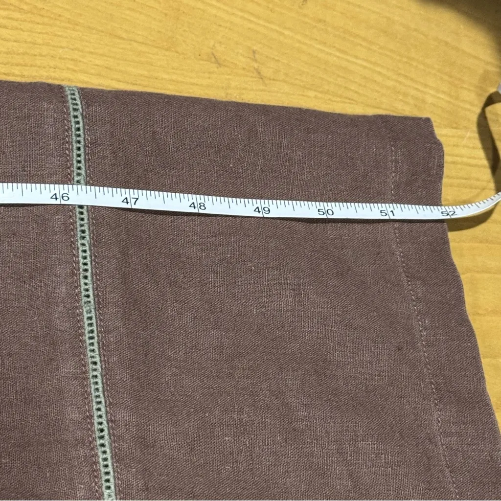 Vintage D.P.S. Woman Light Brown Taupe Linen Blend Dress Size 2X - Image 14