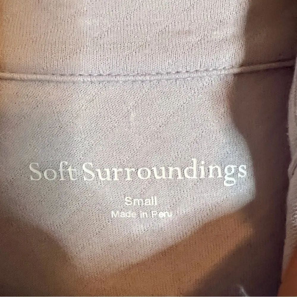 Soft Surroundings Tunic Size Small Lavender Comfy Office Wear‎ - Image 3