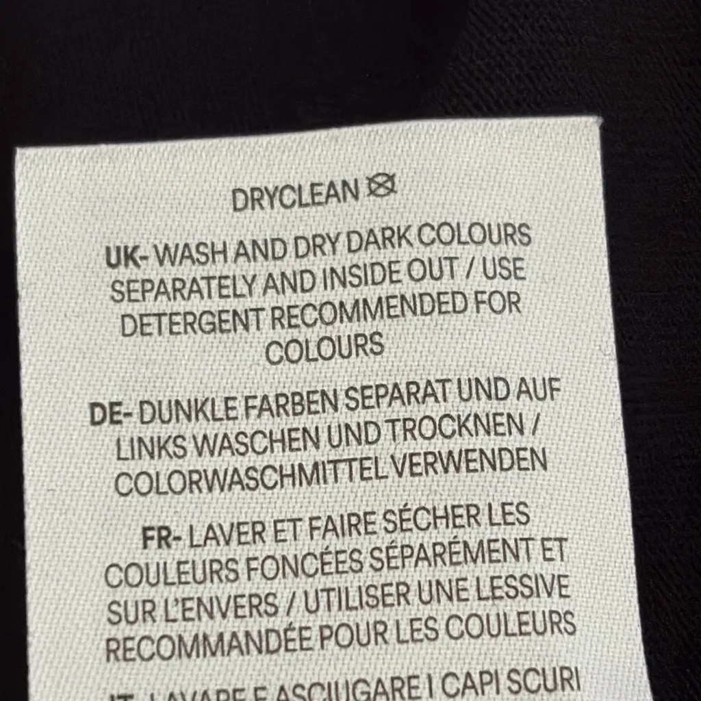 New BODEN Sweetheart Jersey Mini Dress Long Sleeve Black Size 8 - Image 8