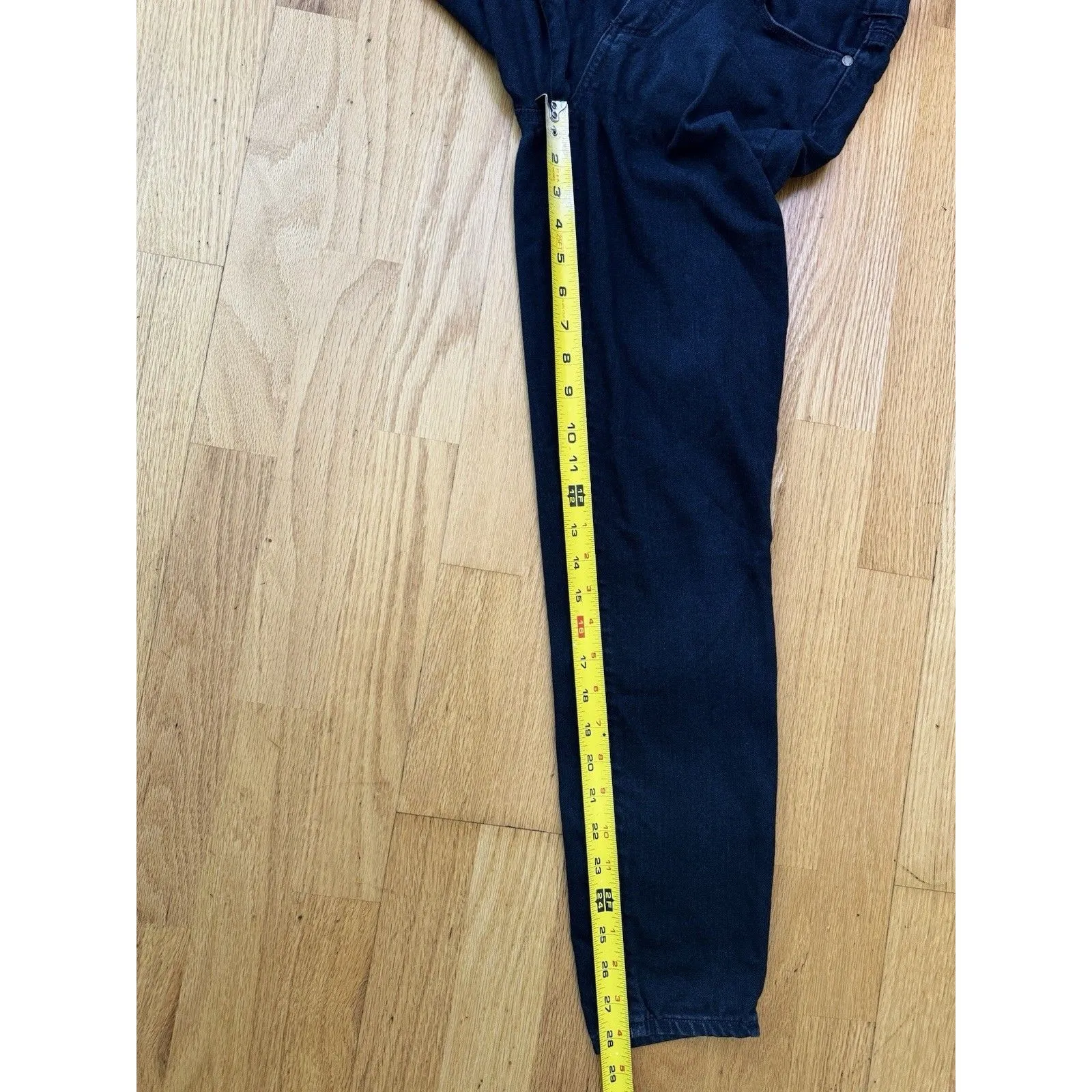 Paige Verdugo Ankle Skinny Jeans Dark Wash Denim Comfort Stretch Size 29 - Image 8