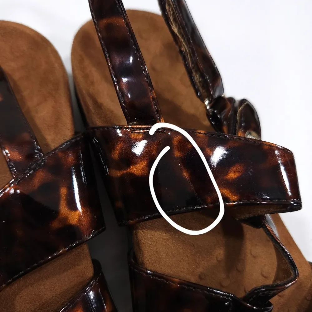 Vionic Paros 342 Slingback Orthopedic Sandals Brown Women's Size 7 tvw4702 - Image 3