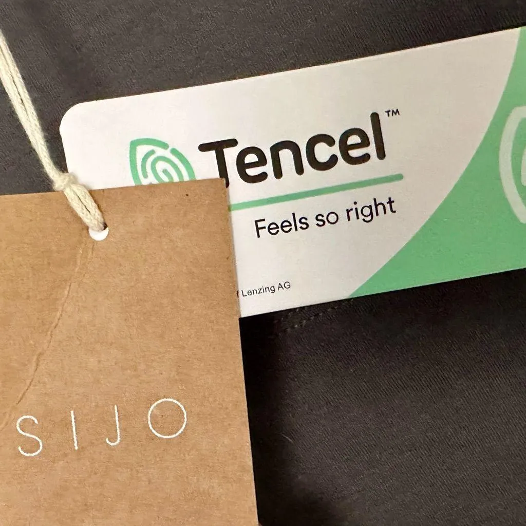 Sijo Gray Long Sleeve Tee, eucalyptus cooling Size L - Image 4