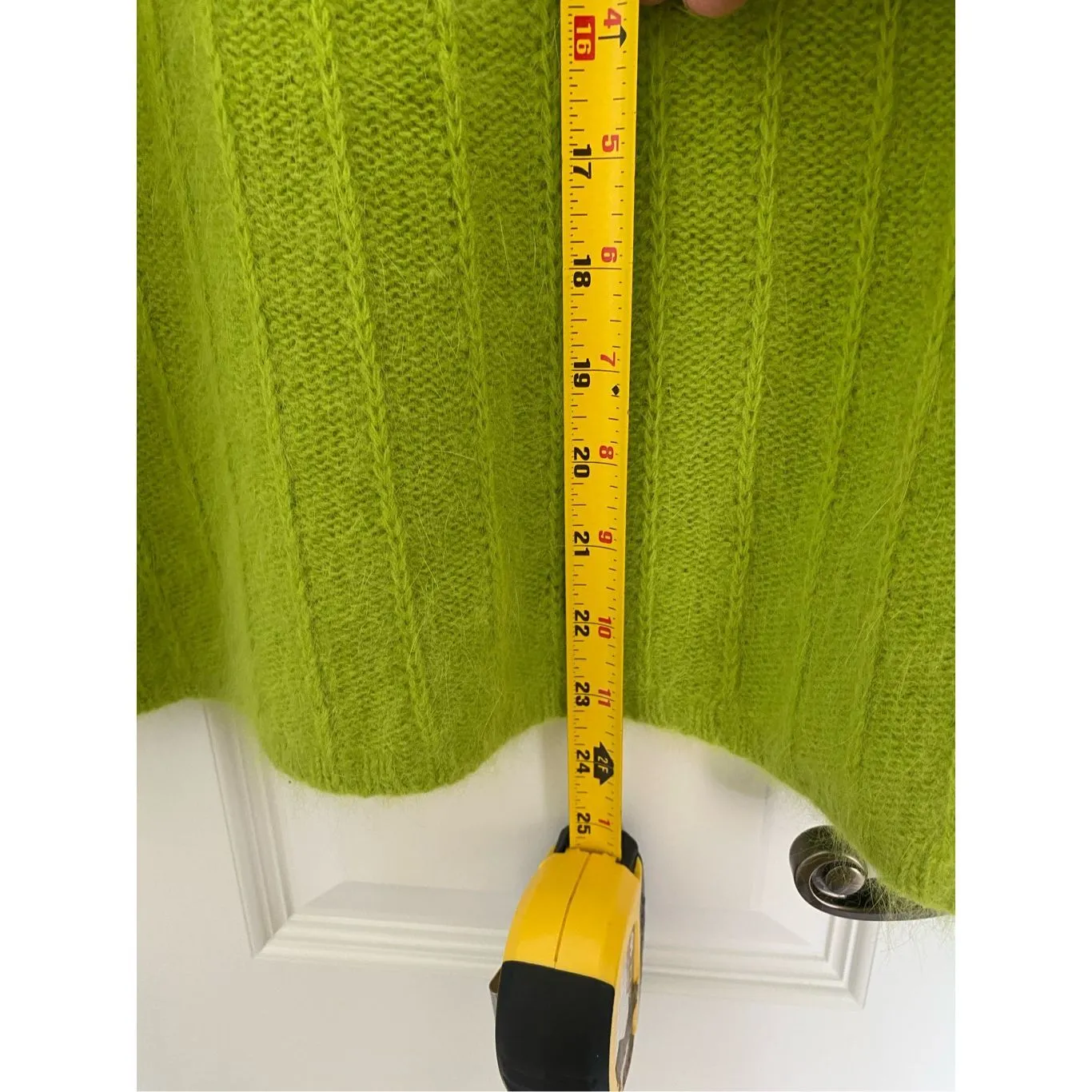 Rafaella Cowl Neck Angora / Lambwool Sweater Sz Xl - Image 7