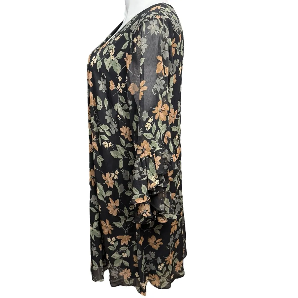 Women's Calvin Klein Floral Print Dress, Size 16 - Image 8