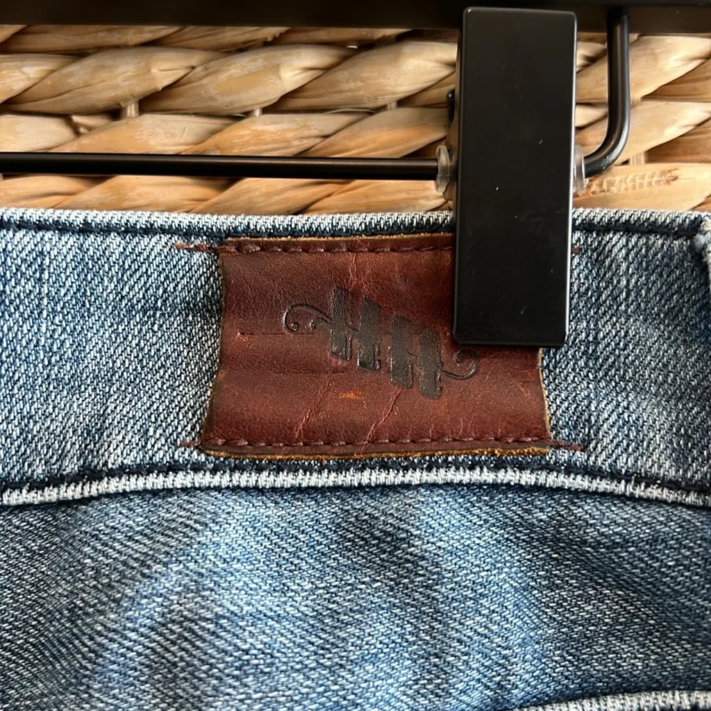 Anthropologie Holding Horses Mid-Rise Patchwork Bootcut Jeans, 26 - Image 7