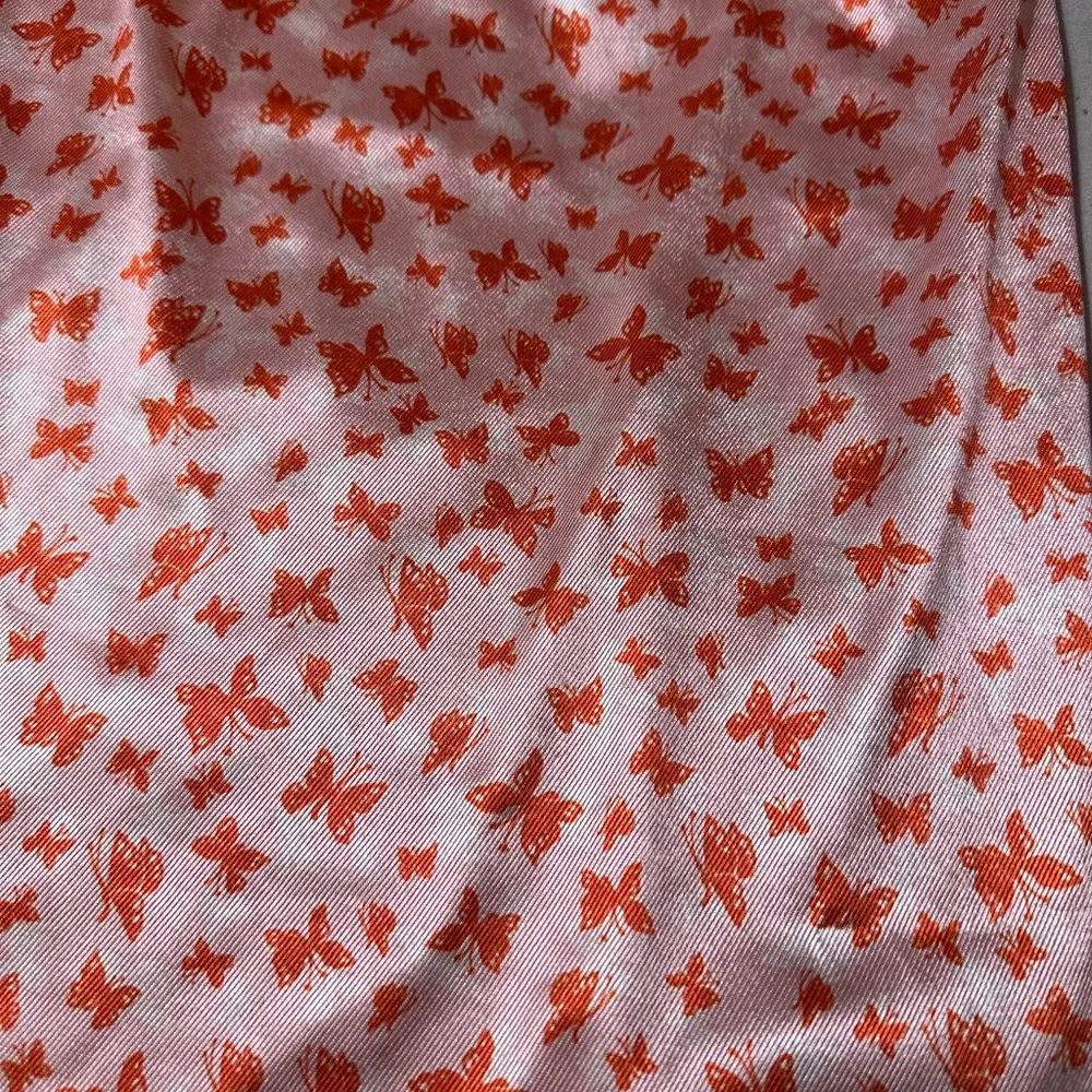 Urban Outfitters Silky Dressy Butterfly Print Satin Dress size small - Image 8