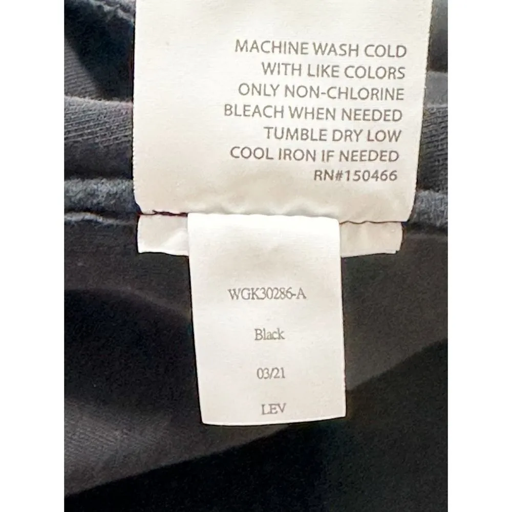 41 Hawthorn Women's Open Front Notch Lapel Blazer‎ Jacket Pockets Black Small Black - Image 10