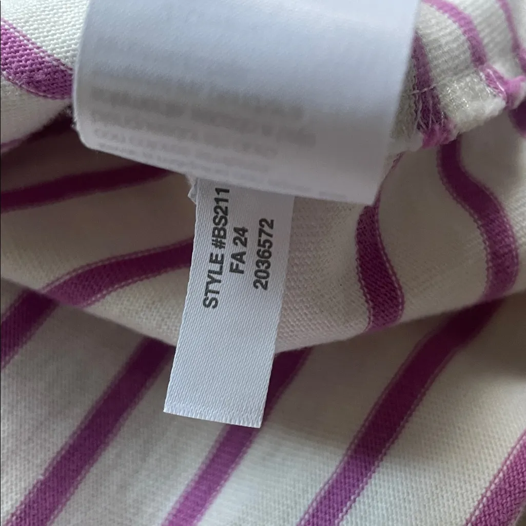 J.Crew Striped Ruffle-collar Henley Top - Image 14