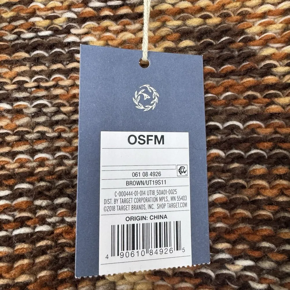 Universal Threads Universal Thread Crochet Open Shawl Sweater One Size Dolman Sleeve Missoni Style - Image 4