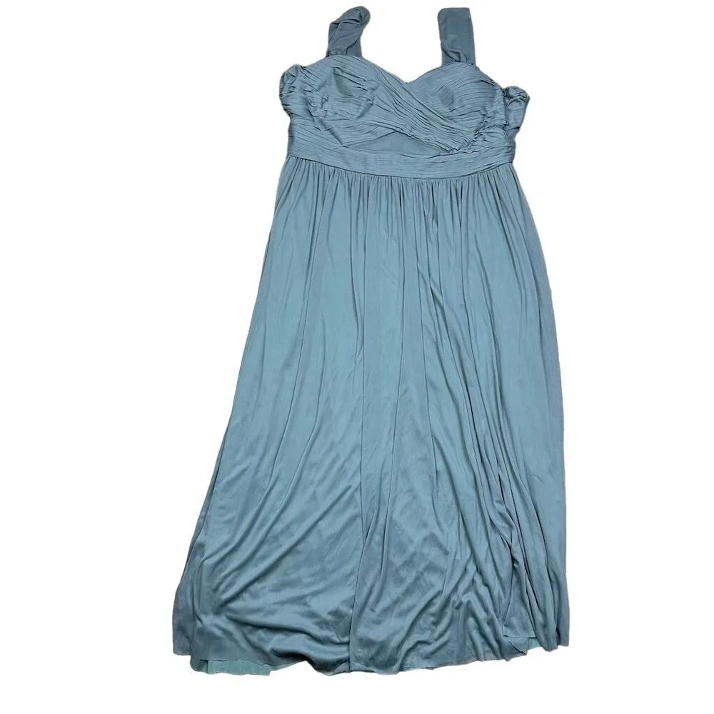 NWT Birdy Grey Elyse Bridesmaid Dress Curve 2X Plus Green Long Formal Sleeveless - Image 3