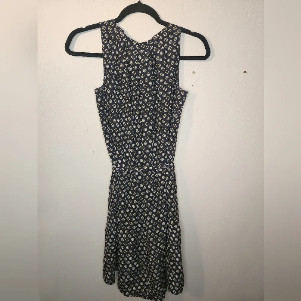 Madewell xxs silk blue dress - Image 3