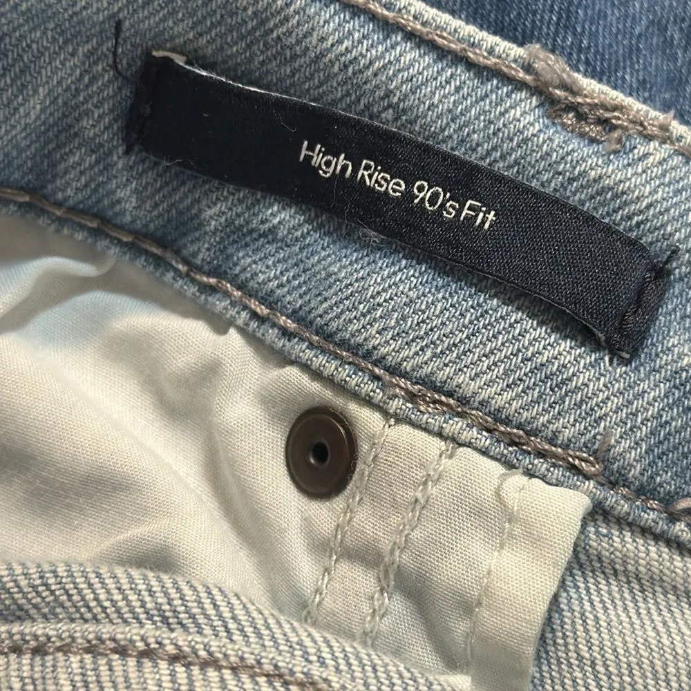 Calvin Klein jeans high rise 90s fit ladies light wash denim jeans size 27 - Image 13