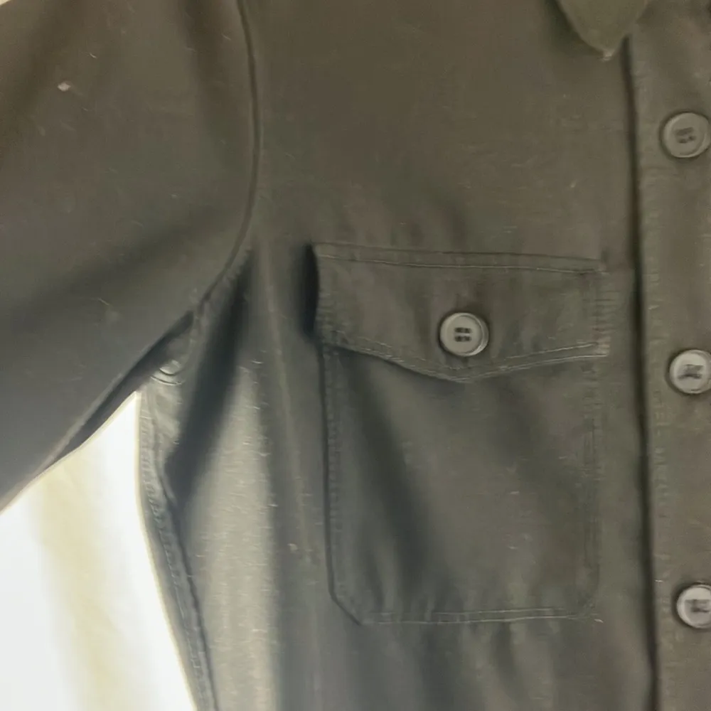 Zara Women black button up shirt size small - Image 5