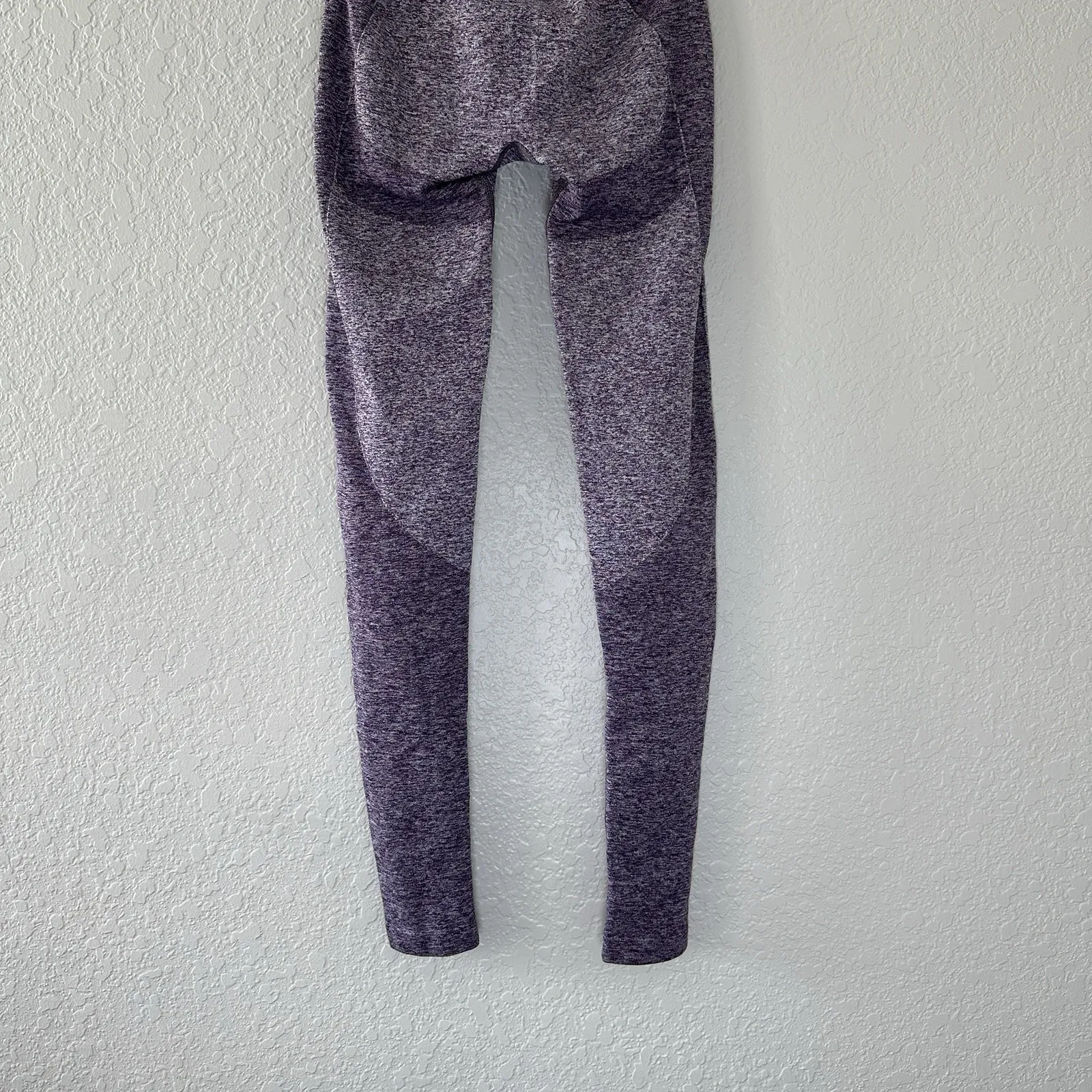 Gymshark Women's Flex Purple Lilac Marled Seamless Leggings‎ XS Gym Athletic - Image 8
