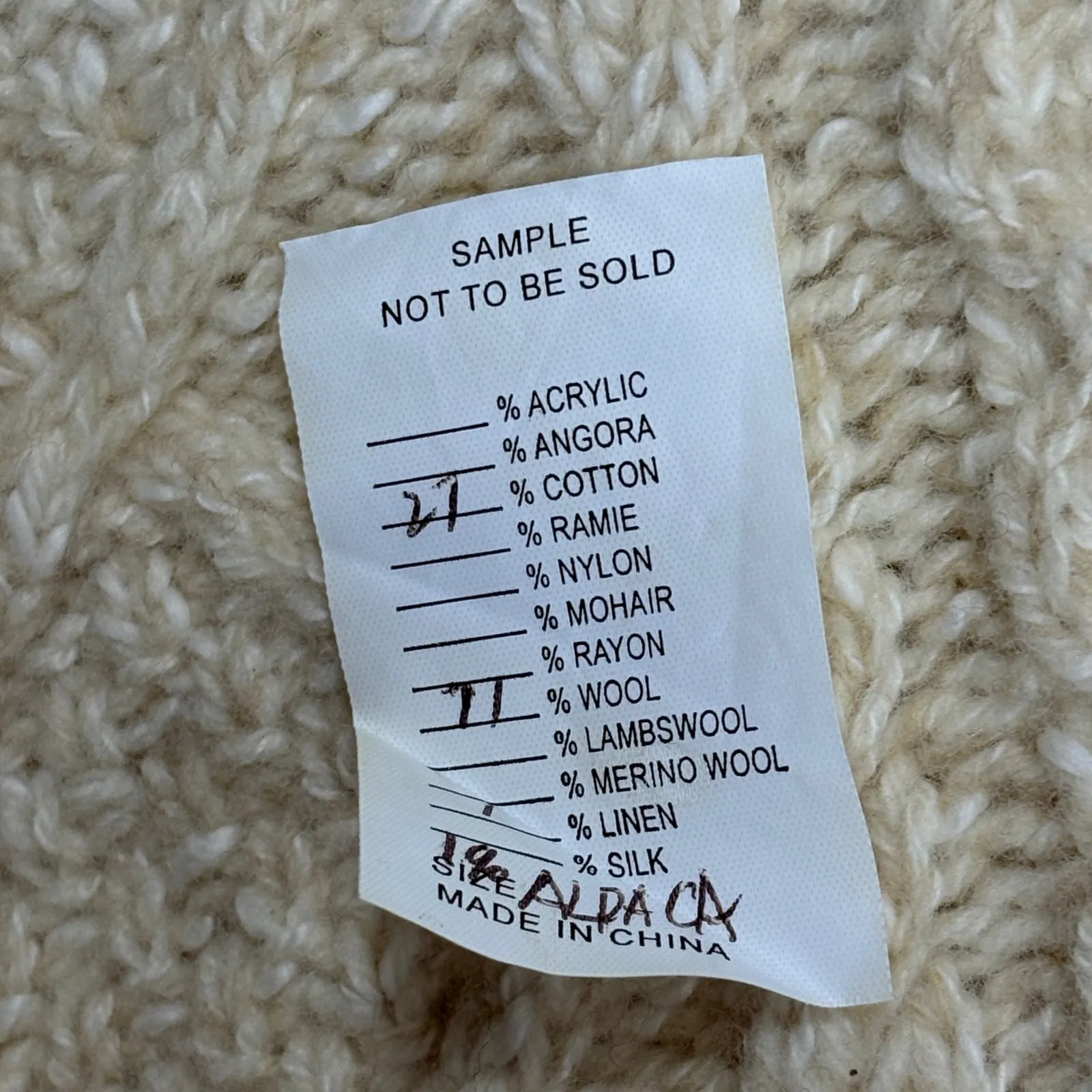 Polo Ralph Lauren Cable Knit Fair Isle Wool Sweater XS Nordic Sample Rare - Image 8