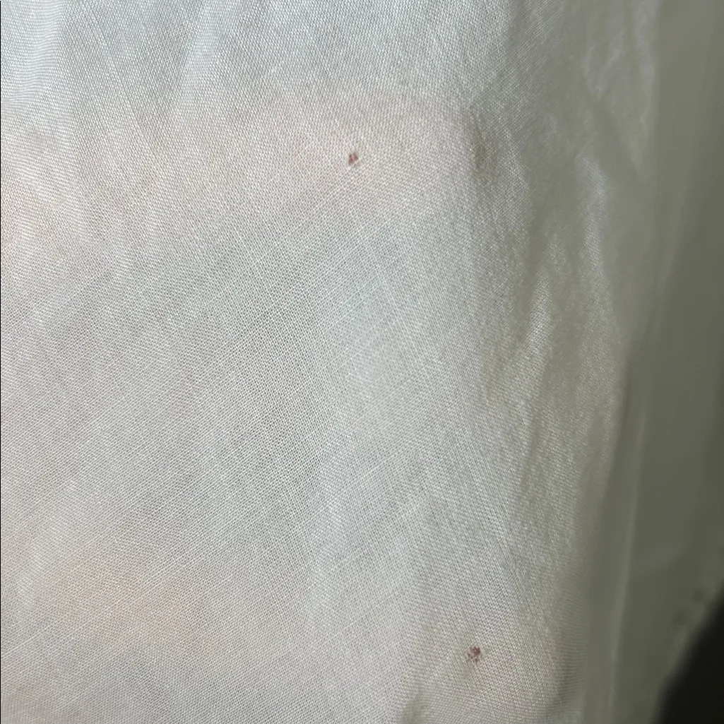 American Eagle Outfitters White Open-Front Top Swimsuit Cover Up Women's Size M - Image 7