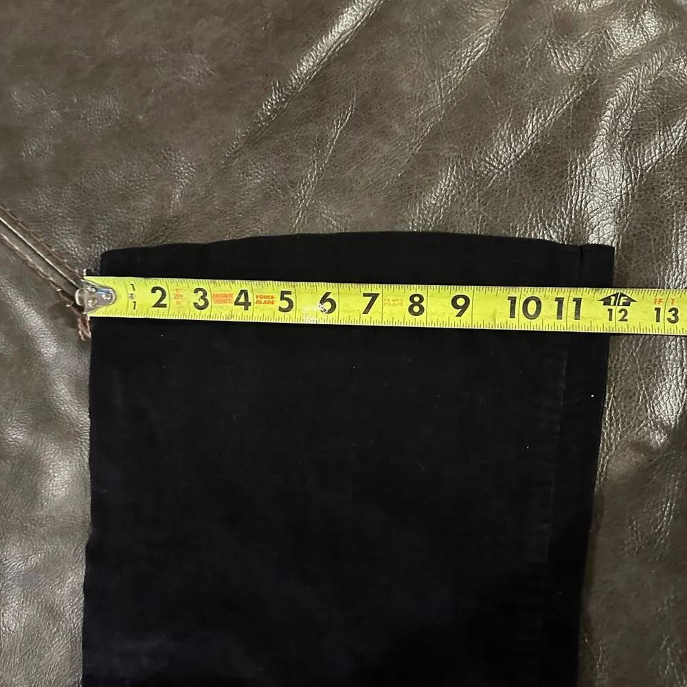 Michael Kors velvet feel corduroy flare pants low rise - Image 7