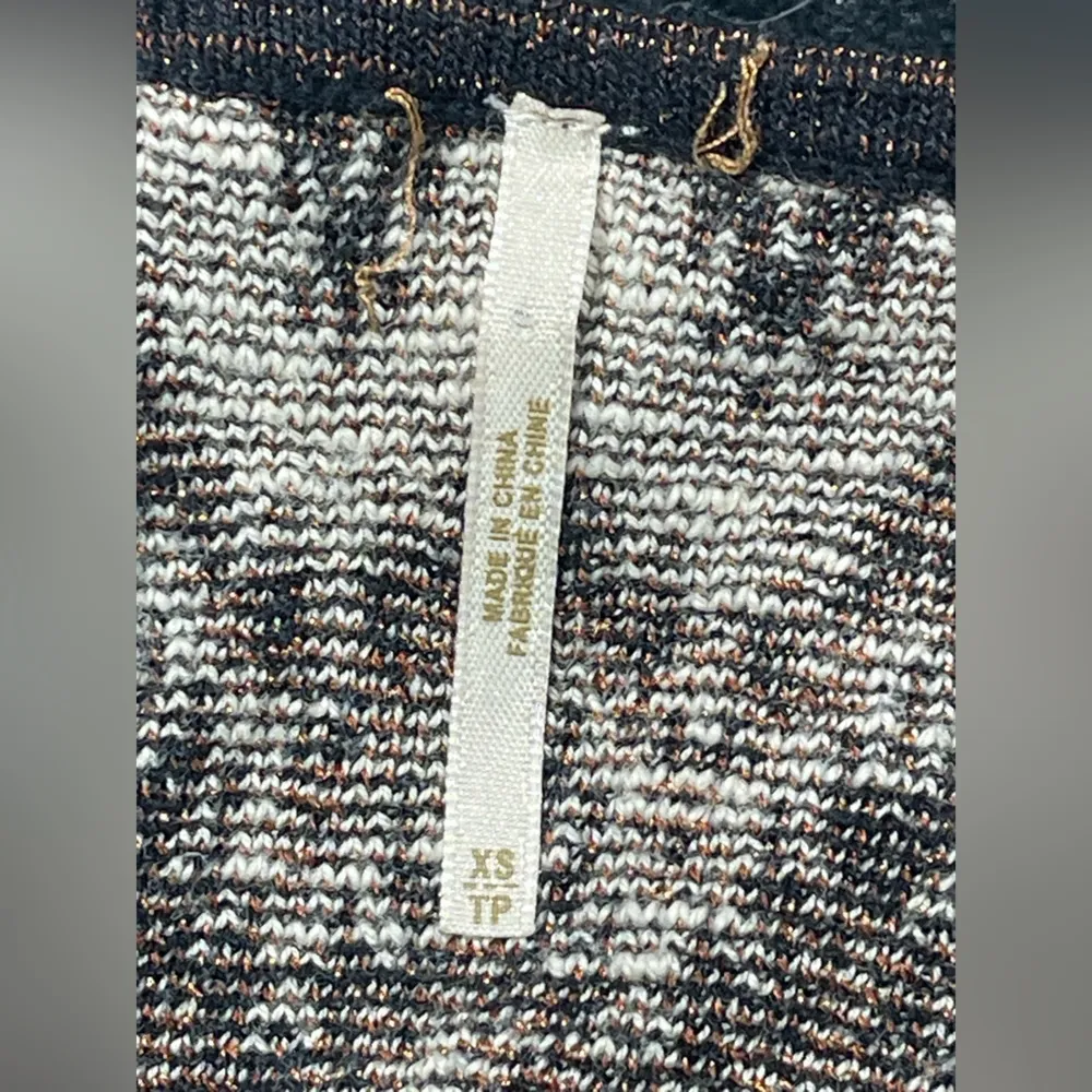 BodyCon Chevron Knit Sweater Dress Cozy Cabin Metallic Low Back - Image 14