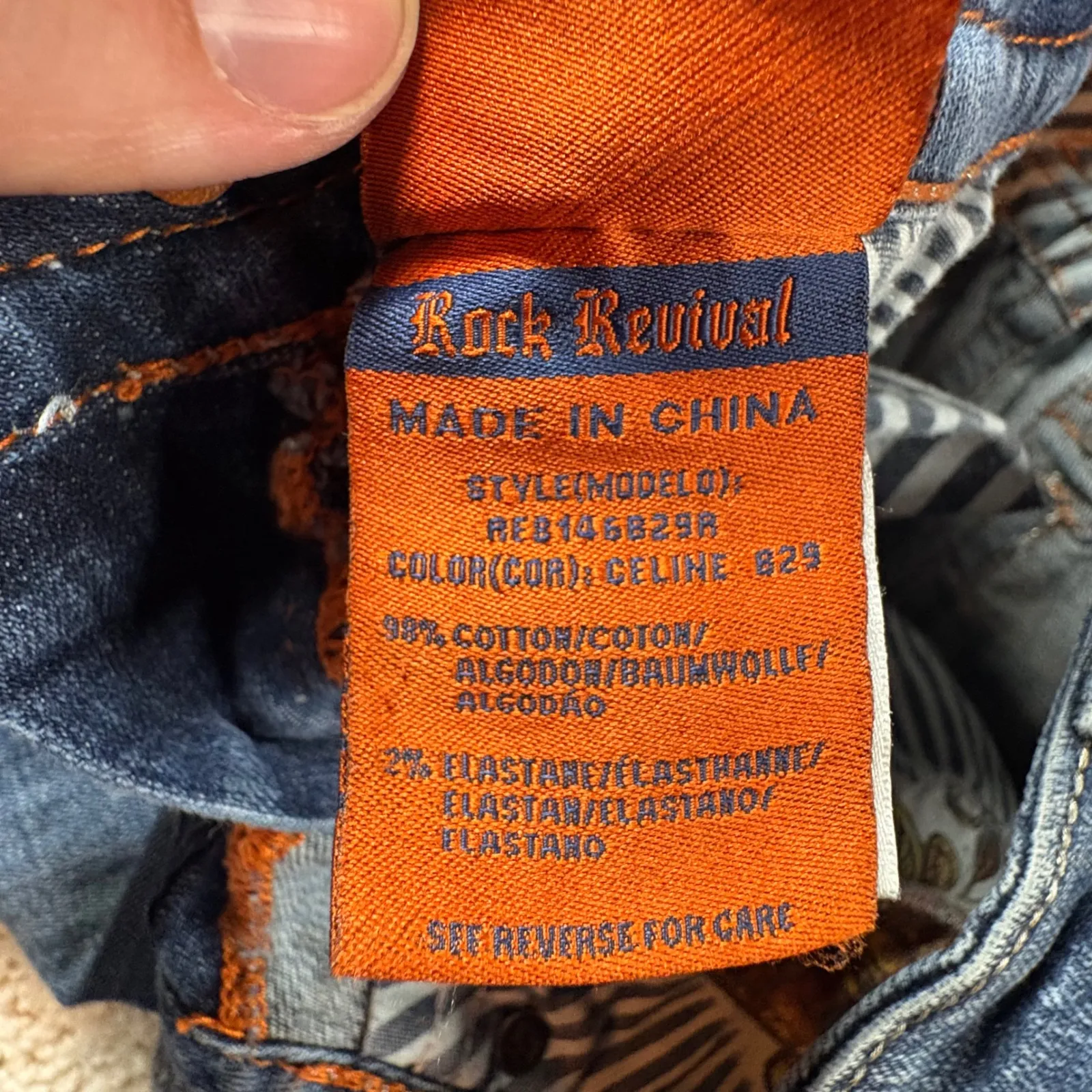 Rock Revival Buckle Bootcut Jeans Women's 27 Embellished Thick Stitch Y2K denim - Image 13