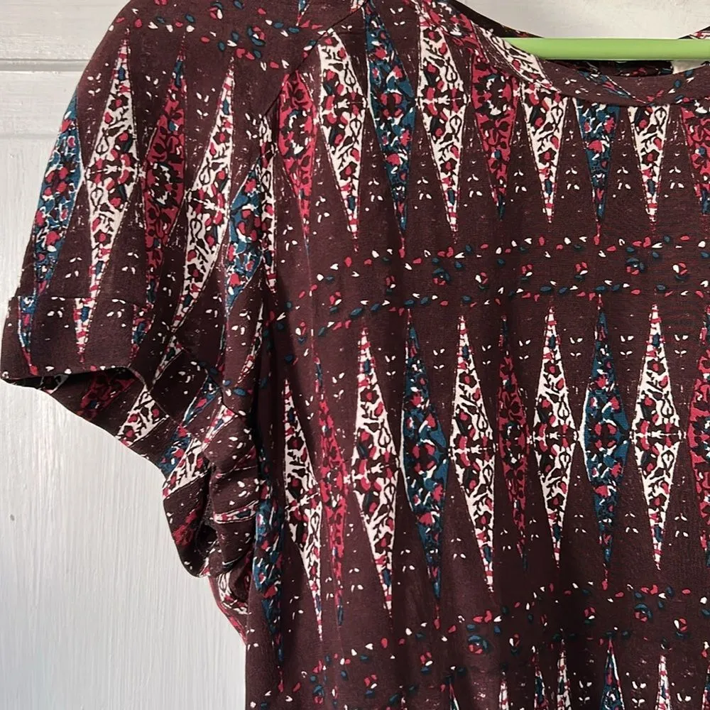 100% Silk Etoile Isabel Marant peplum blouse - Size L - Image 7