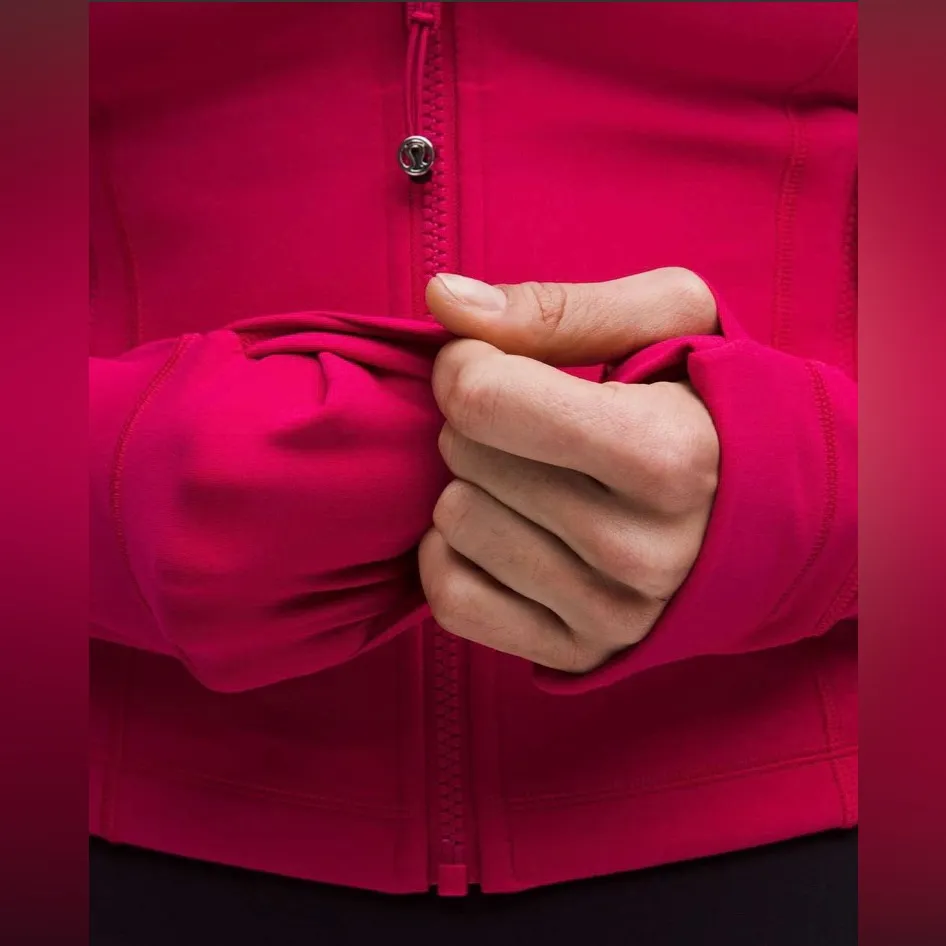 Lululemon NWT Define Cropped Jacket Full Zip, Zipper Pockets Pink Dragonfruit 6 - Image 3